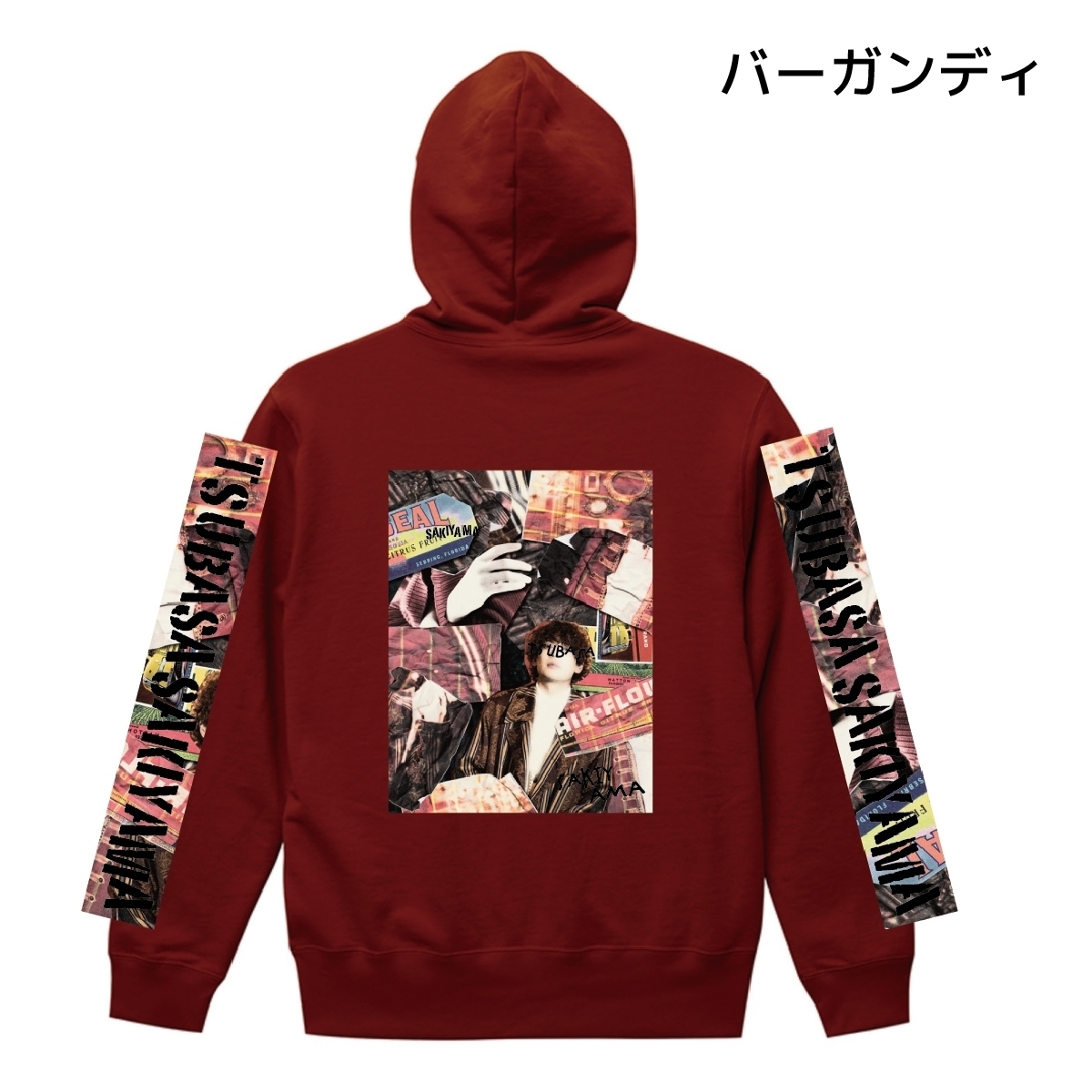 ジップパーカー バーガンディ（M/L/XL） | 崎山 つばさ | 崎山つばさOfficial Site