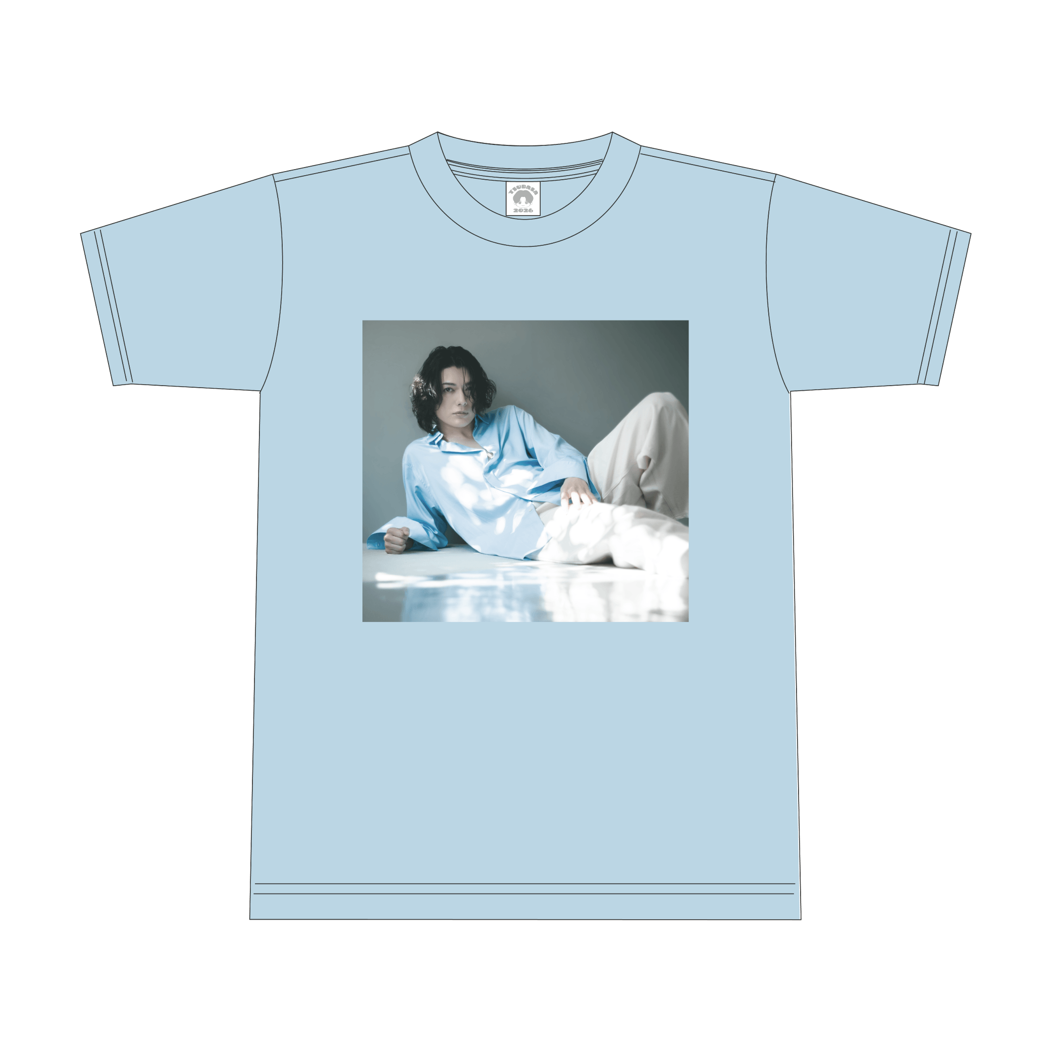 【特典チェキ付き】Tシャツ　3種セット（ブラック・ライトブルー・ホワイト）
